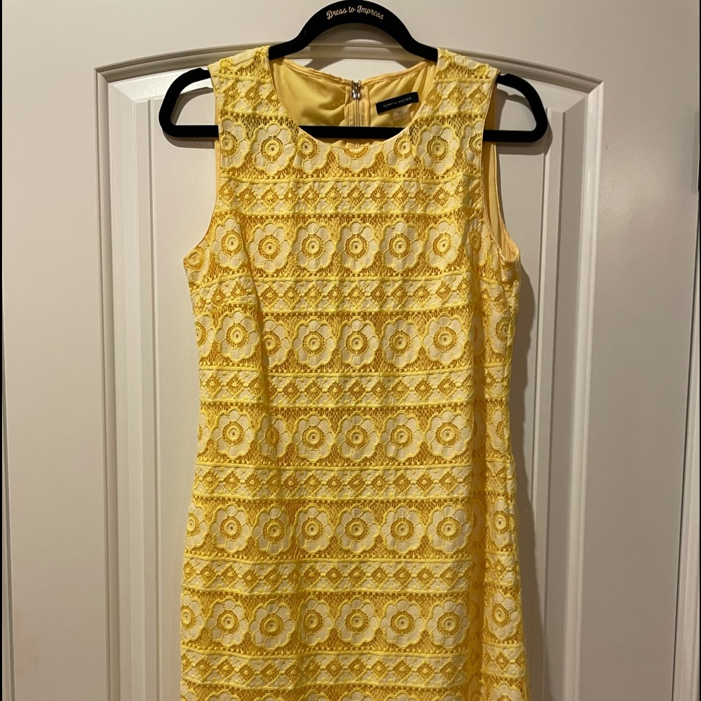 TOMMY HILFIGER YELLOW DRESS